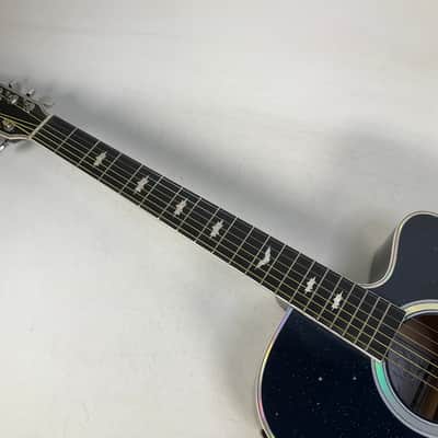 2008 Esteban Celestial Night Limited Edition Acoustic/Electric Guitar image 6