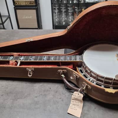 Immagine 1928 Gibson TB-3 Mastertone Banjo Pre-War TB3 5 String Master Built Florentine Neck Original Lifton Case Masterbuilt Artist Owned EX ADRIAN FARMER Custom Shop Conversion Antique Relic Kalamazoo PAF - 2