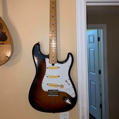 Vintage 1970s Memphis 102SB Stratocaster-Style MIJ Electric Guitar | Sunburst | Upgraded Wilkinson Tuners image 2