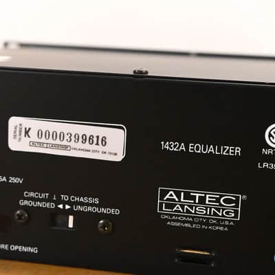 Altec Lansing 1432A 31 Band Graphic Equalizer CG01ZTL image 11