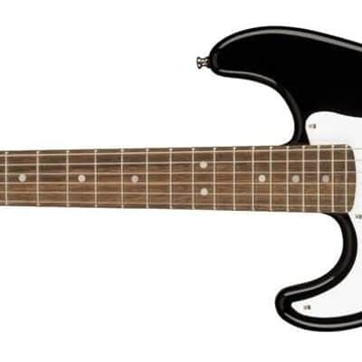 Squier Mini Stratocaster Electric Guitar, with 2-Year Warranty, Black, Laurel Fingerboard, Left-Handed image 7