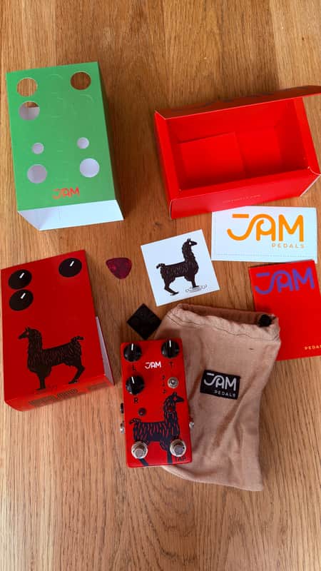 JAM Pedals Delay Llama mk.3 2022 - Red / Black image 1