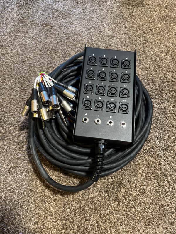 Live Wire AB100X16T4 16x4 Snake 100ft image 1