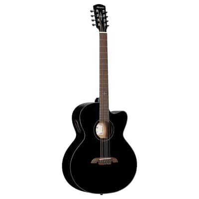 Alvarez ABT60ce 8-String Black Artist Baritone image 1