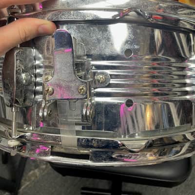 JZ Snare Drum 14" x 5.5" - Silver - New SA-0114-00 Drum Head Included image 11