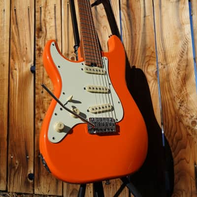 Schecter DIAMOND SERIES Nick Johnston Traditional - Atomic Orange Left Handed 6-String Electric Guitar (2023) image 6