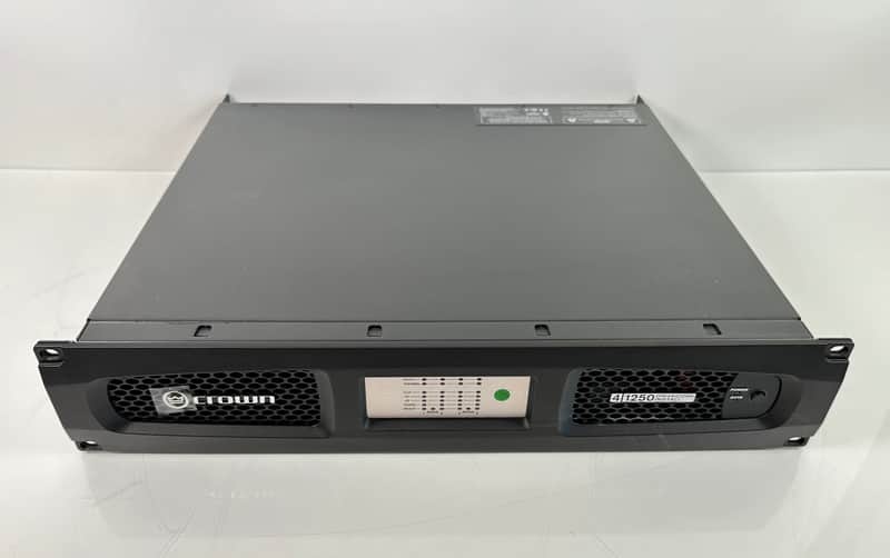 Crown DCi 4|1250 - 1250W 4-Channel at 4-Ohm 70V/100V Analog Power Amplifier image 1