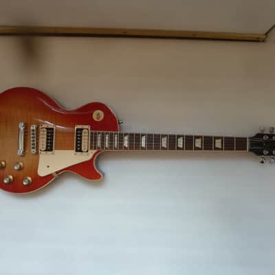 Gibson Les Paul Traditional Pro V 2019 AAA Flame Top Cherry Burst GLOSS USA Case_231_ image 2
