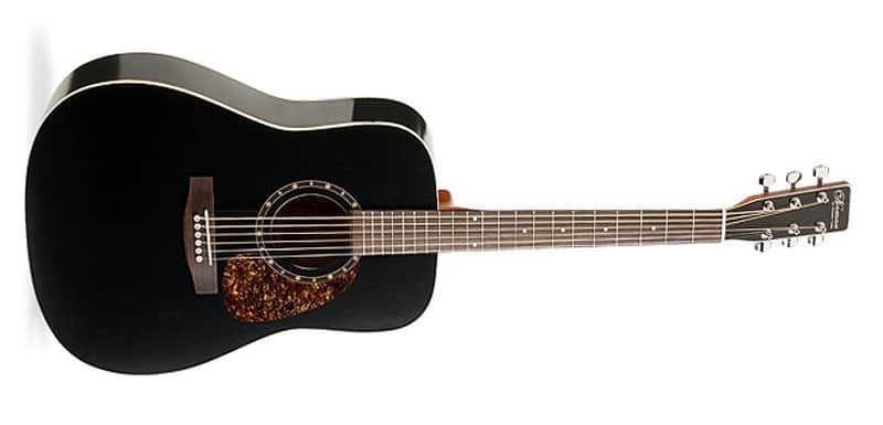 Norman Protege B18 Cedar Black Acoustic Guitar 021017 | Reverb Canada