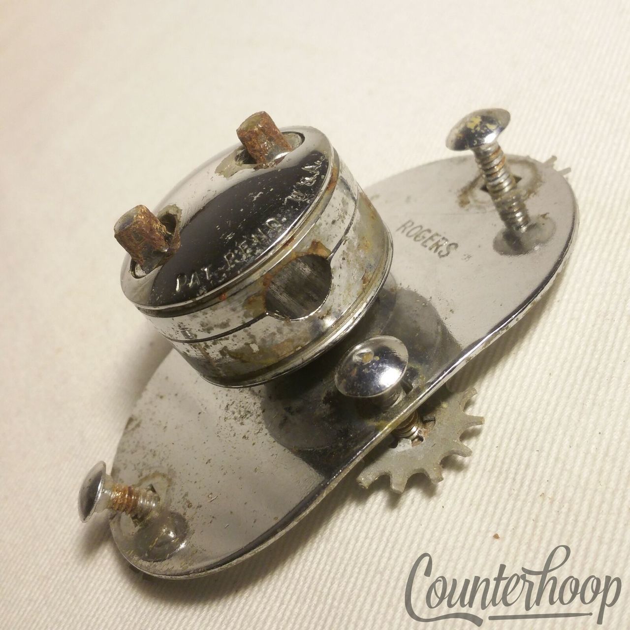 Rogers Swivomatic Hex Floor Tom Drum Leg Mount Cymbal Arm Powertone Vintage 60s — main photograph