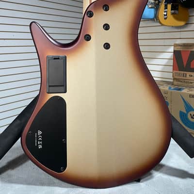 Ibanez Bass Workshop EHB600 Electric Bass Guitar - Charred Champagne Burst Matte & PLEK*D #358 image 9