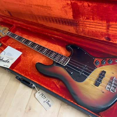 1977 78 Fender Jazz Bass w/OHSC, strap, owner's manual, warranty card image 20
