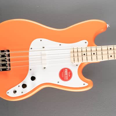 Squier Sonic Bronco Bass - Tahitian Coral w/Maple image 1