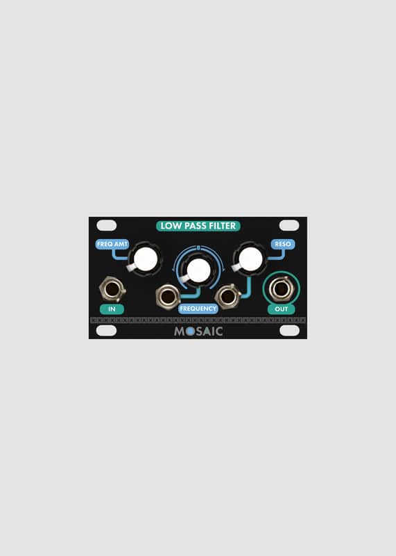 MOSAIC 1U LOW PASS FILTER BLACK : BRAND NEW :  [DETROIT MODULAR] image 1