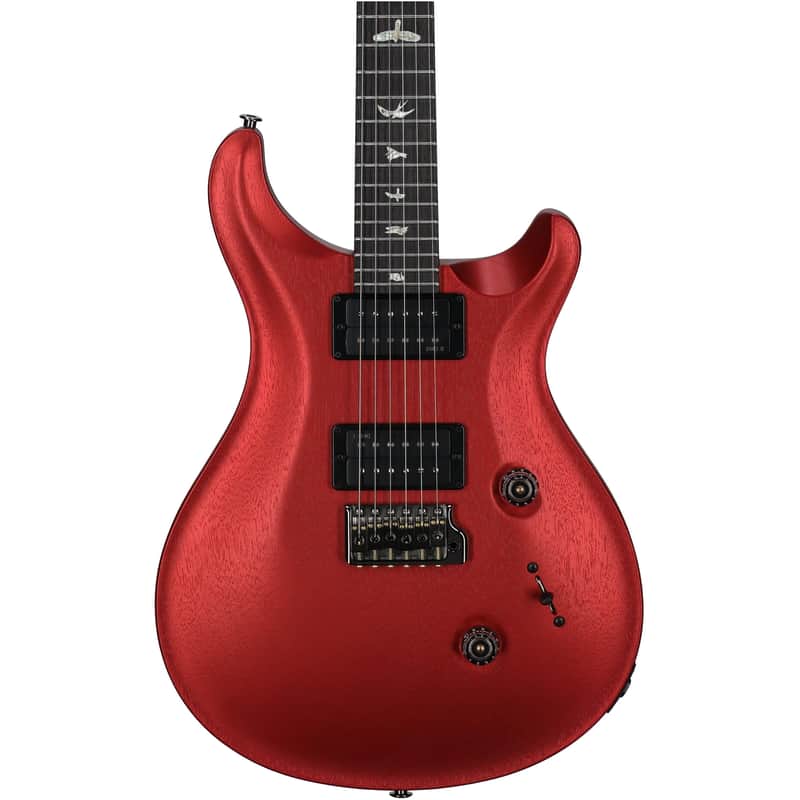 PRS Paul Reed Smith Satin Standard 24 Electric Guitar (with Case), Red Apple Metallic image 1