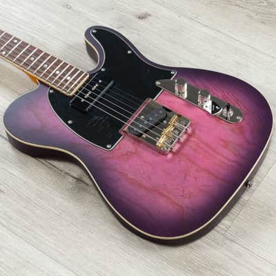 Mint Schecter Guitars 667 PT Special Guitar, Rosewood Fretboard, Purple Burst Pearl image 1