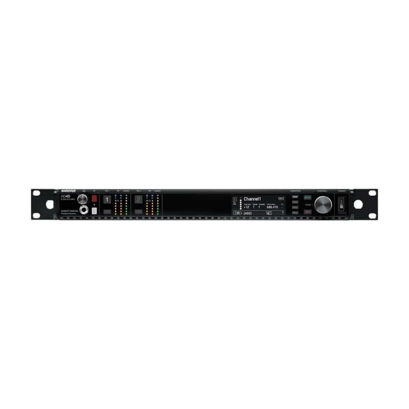Shure AD4D-DC=-A AD Dual CH DC Rx L/PTS 470-636 MHz image 1