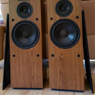 Boston Acoustics T830 3 Way Floorstanding Tower Speakers - New Surrounds - Near Mint! image 1