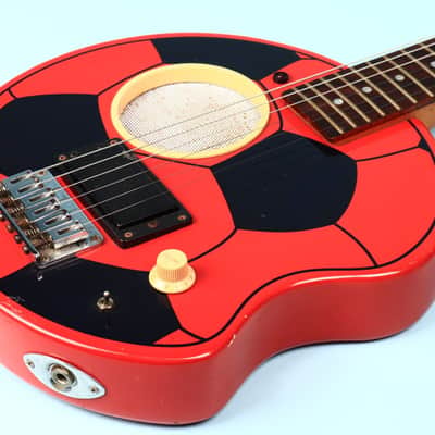 荒井貿易 ARIA アンプ内蔵エレキギター GOAL III Aria Goal-iii Soccer Ball Red Electric 