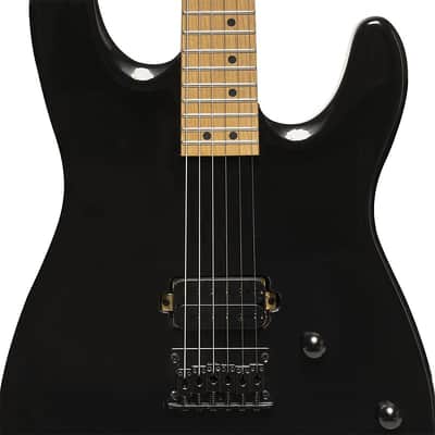 Stagg Metal Series Electric Guitar - Black - SEM-ONE H BK image 3