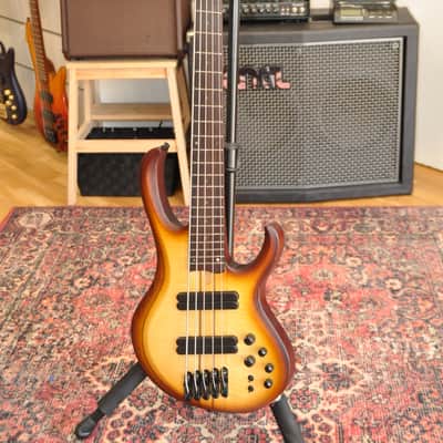 IBANEZ BTB705LM NNF Natural Browned Burst Flat / 5-String Light Multi Scale/ Bass Workshop Series / BTB705LM-NNF / I240402399 image 2