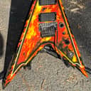 2009 Dean Dimebag Darrell Signature Razorback Flying V-255 Explosion Pantera Dime
