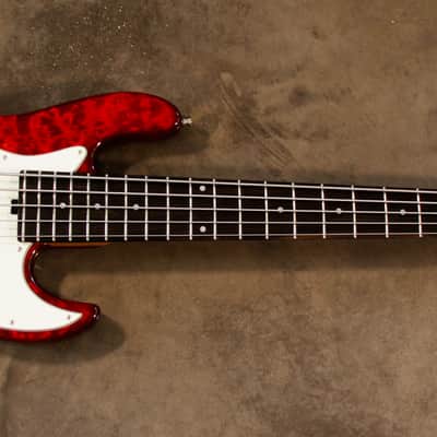 Sadowsky Vintage 5-21 Custom shop  2022 transparent red image 9
