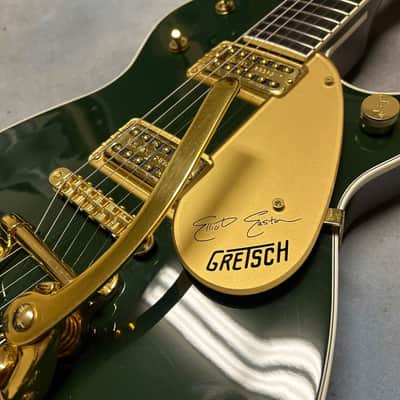 2000 Gretsch G6128TEE Elliot Easton w/Bigsby Cadillac Green w/OHSC image 12