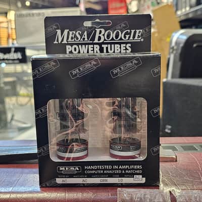 Mesa Boogie 6L6 GC STR 448 Power Tubes (Matched Pair) 2020s - Clear Glass image 2