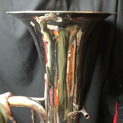 Mirafone Model 183 Tuba Eb 1960's Germany w/ Mouthpiece and Bag image 6