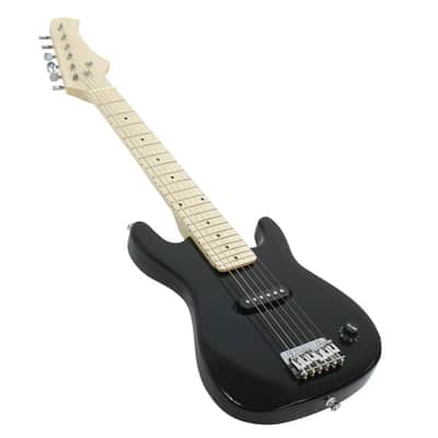 Accessories Pack Black Kids Beginner Guitar With Amp Case 30" Electric Guitar image 6
