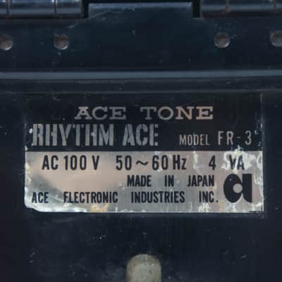 Ace Tone Rhythm Ace FR-3 1970s Vintage Analog Drum Machine FR3 image 6