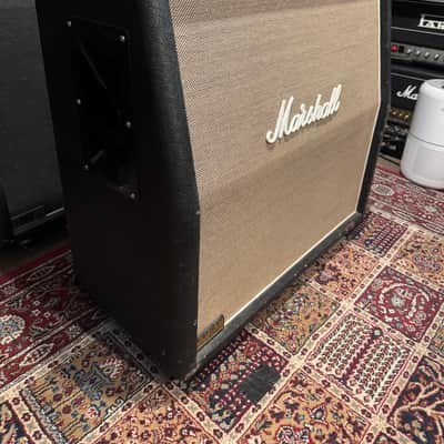 Marshall JCM 800 Lead Series Model 1960A 4x12" Angled Guitar Speaker Cabinet 1981 - 1990 - Black image 2