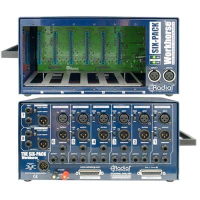 Radial Six Pack 6-Slot 500 Series Desktop Power Rack PROAUDIOSTAR image 2