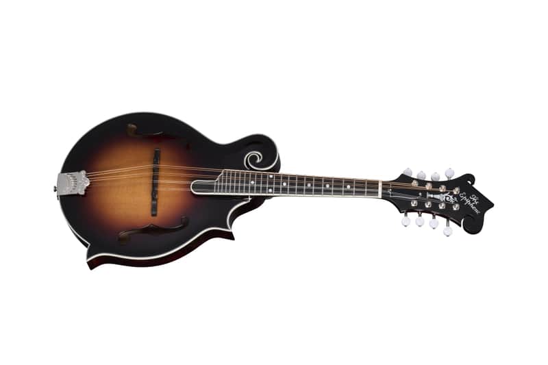 Epiphone F-5G Mandolin with Hardshell Case - Cremona Burst Model: # EIGCMF5GCRBNH image 1