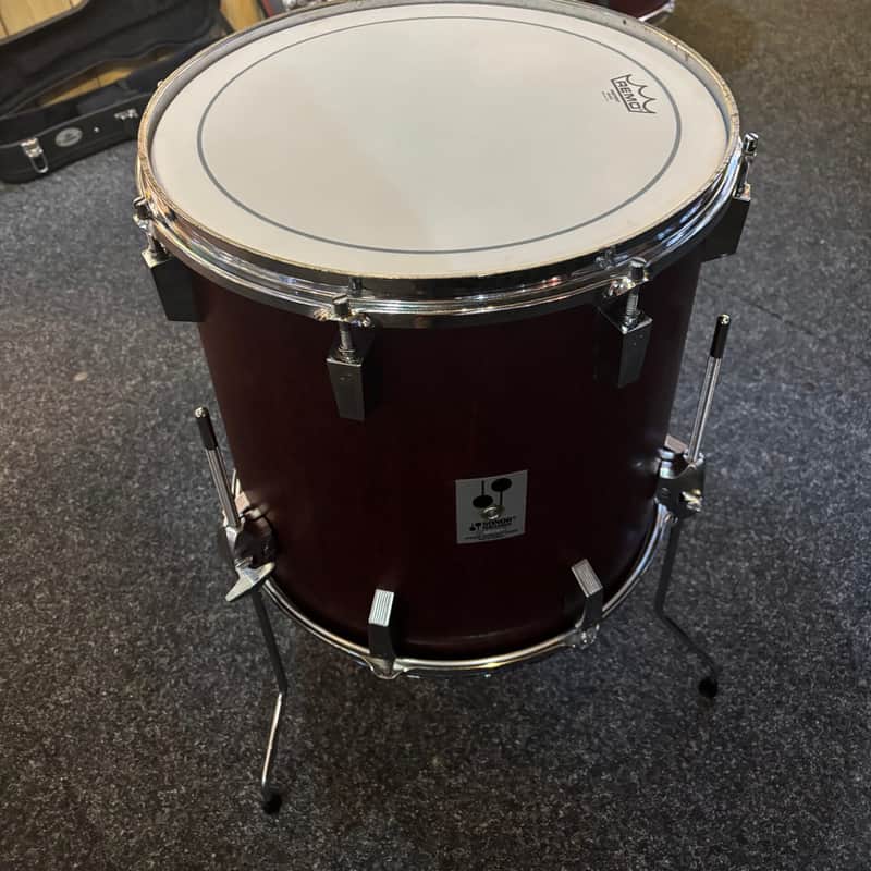 1980s Sonor 1980s Sonor Phonic 16×16 Floor Tom Mahogany finish…