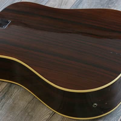 Vintage! 70’s MIJ Epiphone 6830 Acoustic/ Electric Natural Kalamazoo + Case image 16