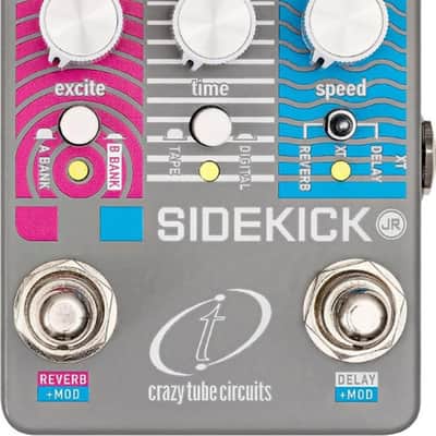【Robin様】crazy tube circuits SIDEKICK jr Crazy Tube Circuits Sidekick JR - Reverb Delay and Modulation