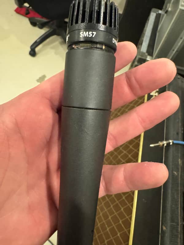 Shure SM57 Cardioid Dynamic Microphone 1984 - Present - Black image 1
