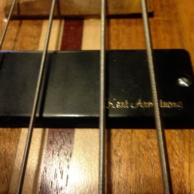 Wish Bass 4 string Lefty natural excellent overall minor imperfections image 10