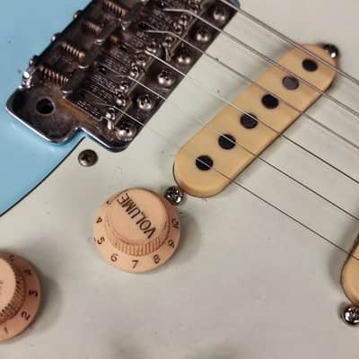 MyDream Partcaster Custom Built - Sonic Blue over Sunburst John Mayer image 5