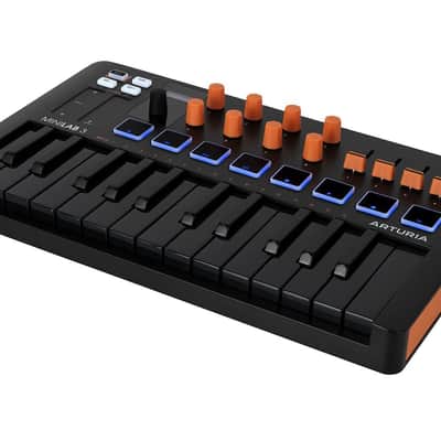 Arturia MiniLab 3 25 Slim-key Controller - Orange image 4