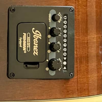 Ibanez AEB10E-DVS Standard - Dark Violin Sunburst High Gloss image 4