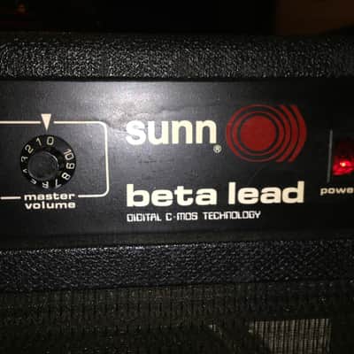 Vintage SUNN BETA LEAD 2x12 Speaker Electric Guitar AMP COMBO CLEAN image 4