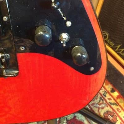 Vintage 80's Schecter Saturn Tele Electric Guitar HSH Trans Red image 3