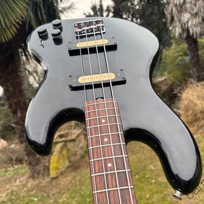 1982 EKO BB 55 Bass - Version 1017 - All Black with Matching Headstock image 9
