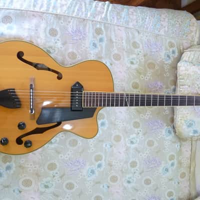 Alvarez AD65CE Blonde Hollow Body image 1