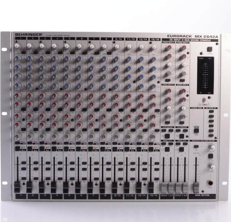 Behringer Eurorack MX2642A 26-Input 4-Bus Mixer image 1