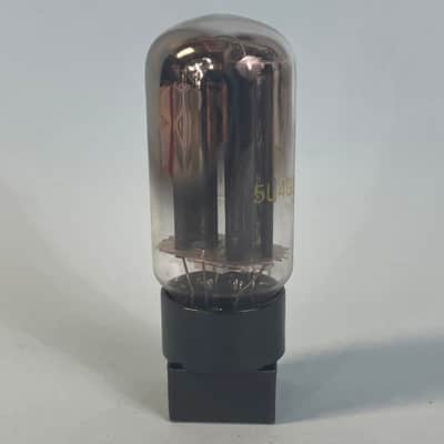 1960s Raytheon 5U4GB Vintage Black Plate Side Getter Rectifier Tube! T287 image 4