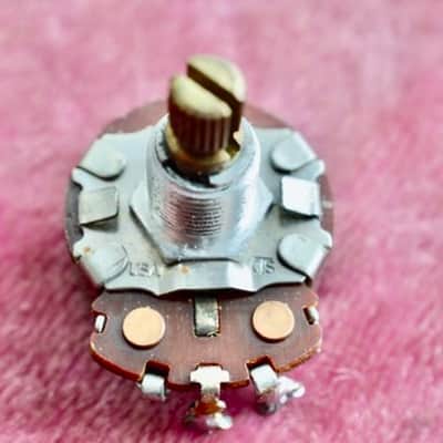 Vintage 1966 Gibson CTS 500k matched pot set - Volume / Tone - ES-335 PAF 1965 image 3